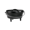 Lodge Cast Iron 8 Inch / 2 Quart Cast Iron Camp Dutch Oven
